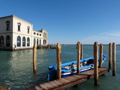 Ankunft in Murano ( Venedig )