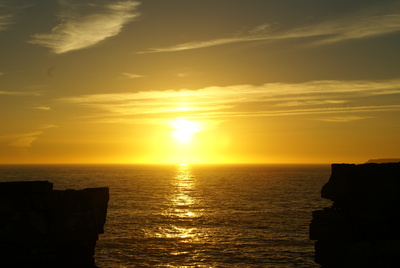 Sonnenuntergang in Portugal