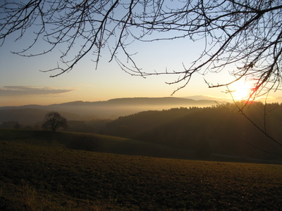 Sonnenaufgang im November