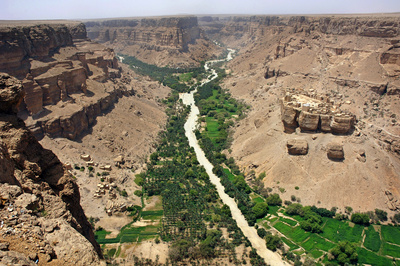 Yemen, Hadramaud, Canyon