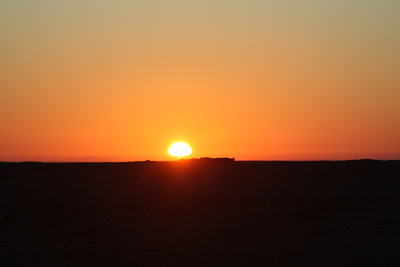 Sonnenaufgang in der Wüste