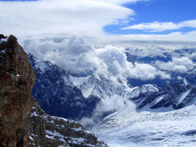 Blick von der Zugspitze