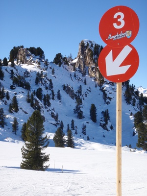 Pistenschild (Mayrhofen)