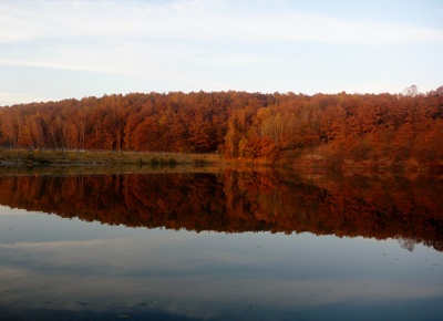 Herbst an der Talsperre