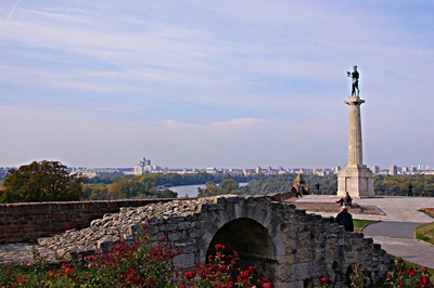 Festung Kalemegdan in Belgrad.