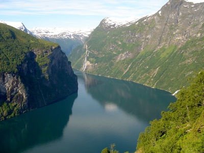 Geirangerfjord, Blick von der Adlerstraße