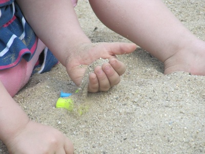 Spielen im Sand