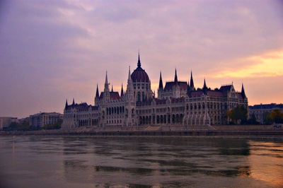 Das Parlamentsgebäude von Budapest