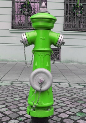 Grüner Hydrant ?