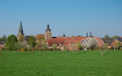 Blick auf Raesfeld im Münsterland