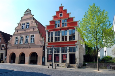 Burgsteinfurt, Professorenhäuser am Markt