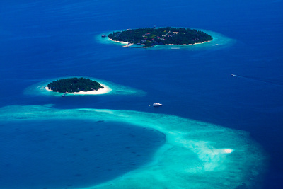 Malediven von oben
