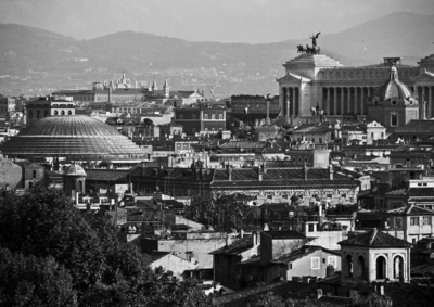 Römische Impressionen - Blick über Rom