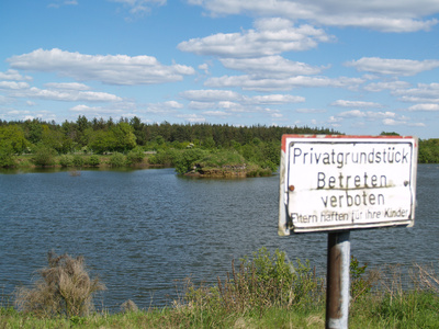 Wunderschöne Landschaft, aber betreten verboten