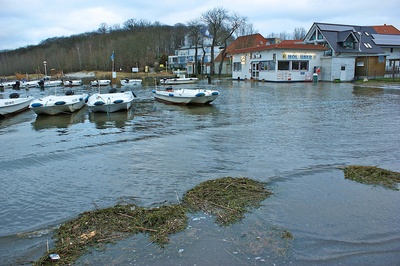 Hochwasser nach dem Sturm