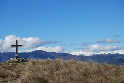 Blick auf die Seealpen