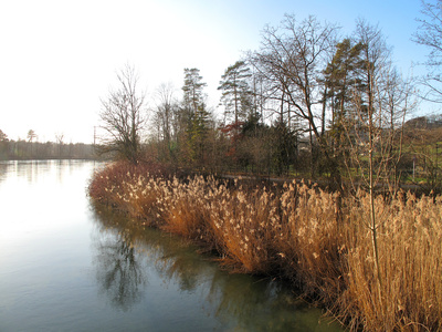 Winterruhe am Fluss