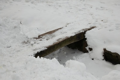 Die Brücke am Bach