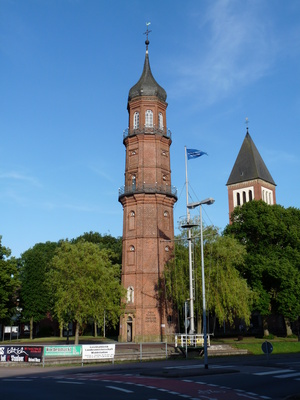 Leuchturm in der Stadt