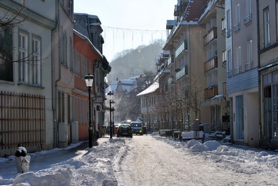 Winter in der Rankestraße Arnstadt