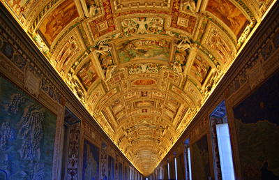Deckengewölbe im Vatikan