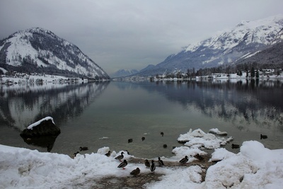 Es ist kalt am Grundlsee