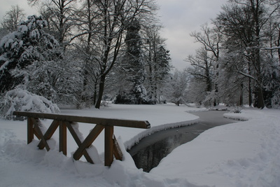 Fluss im Winter