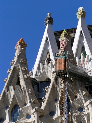 Aufzug zur Sagrada Familia