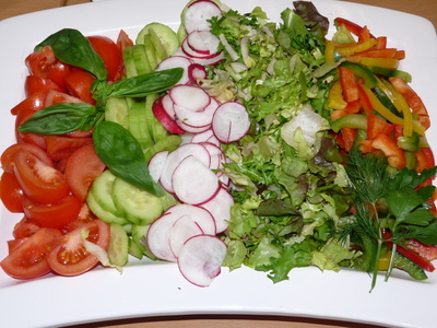 Kleine Salatplatte