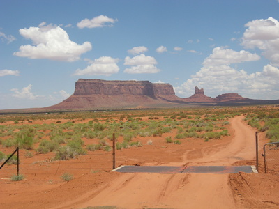 Am Anfang des Monument Valley