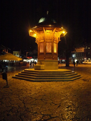 Sebilj in der Altstadt von Sarajevo