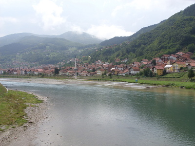 Die Drina in Gorade