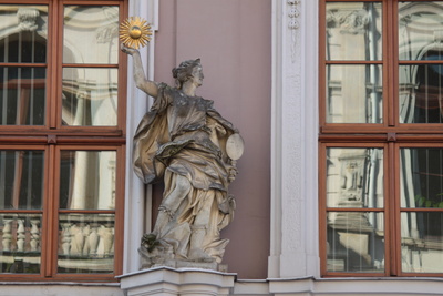 Skulptur in der Altstadt von Bautzen