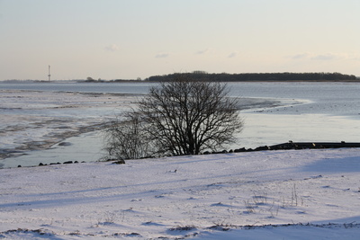 Eis auf der Elbe