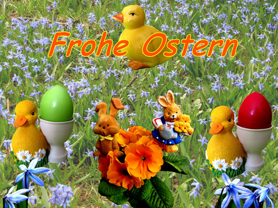 Frohe Ostern (Collage)