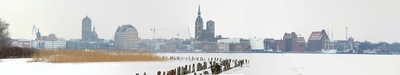 Winter-Panorama Stralsund
