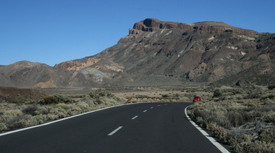 Landstraße zum Teide