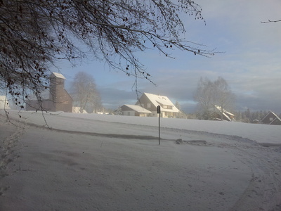 Schwarzwalddorf Zwieselsberg im Winter