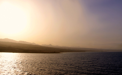 Blick nach Saudi Arabien