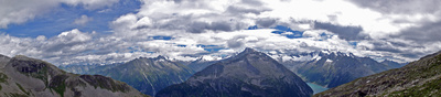 Bergpanorama am Schlegeisstausee