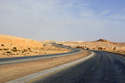 Strasse durch die Wüste