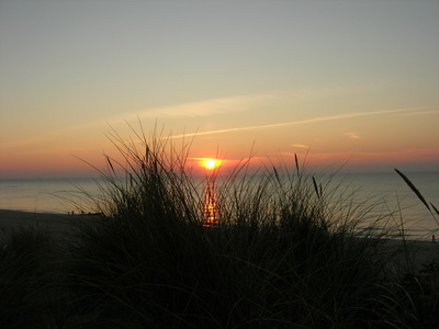 Sonnenuntergang am Sylter Strand 1