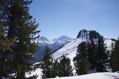 Winter in den Bergen