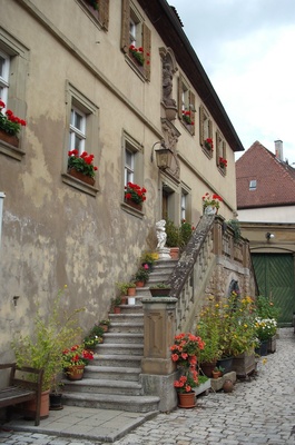 schöne, alte Fassade