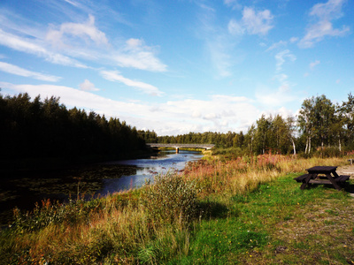 Landschaft im finnischen Tornedalen