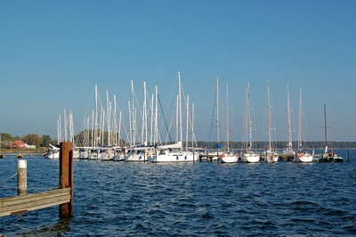 Segelboot- und Jachthafen in Breege auf Rügen