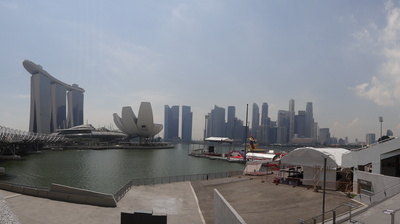 Panorama Marina Bay in Singapur