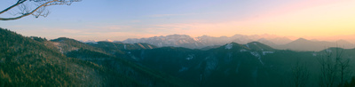 Panorama der Ennsthaler Alpen