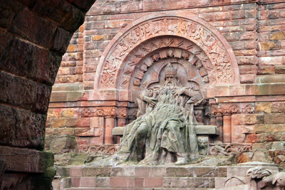 Kaiser Barbarossa am Kyffhäuser Denkmal