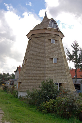 Ehemalige Mühle bei Vitte auf der Insel Hiddensee